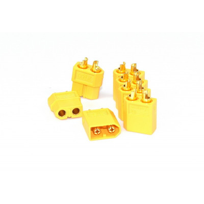 Conjunto de Fichas XT60 (2 Machos - 5 Femeas)