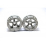 Beadlock Wheels PT-Safari Silver/Silver 1.9 (2 pcs)