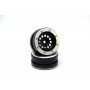 Beadlock Wheels PT-Bullet Black/Silver 1.9 (2 pcs)