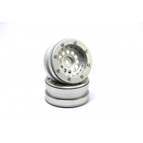 Beadlock Wheels PT-Bullet Silver/Silver 1.9 (2 pcs) Beadlock Wheels PT-Bullet Silver/Silver 1.9 (2 pcs)
