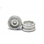 Beadlock Wheels PT-Bullet Silver/Silver 1.9 (2 pcs)