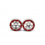 Beadlock Wheels PT- Slingshot Silver/Red 1.9 (2 pcs)