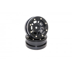 Beadlock Wheels PT- Distractor Black/Black 1.9 (2 pcs) Beadlock Wheels PT- Distractor Black/Black 1.9 (2 pcs)