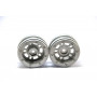 Beadlock Wheels PT- Distractor Silver/Silver 1.9 (2 pcs)