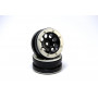Beadlock Wheels PT-Ecohole Black/Silver 1.9 (2 pcs)