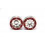 Beadlock Wheels PT- Ecohole Silver/Red 1.9 (2 pcs)