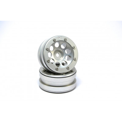 Beadlock Wheels PT- Ecohole Silver/Silver 1.9 (2 pcs)