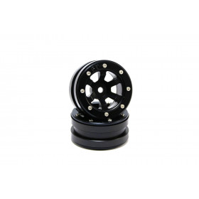 Beadlock Wheels PT- Claw Black/Black 1.9 (2 pcs) Beadlock Wheels PT- Claw Black/Black 1.9 (2 pcs)