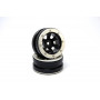 Beadlock Wheels PT-Claw Black/Silver 1.9 (2 pcs)
