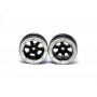 Beadlock Wheels PT-Claw Black/Silver 1.9 (2 pcs)