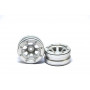 Beadlock Wheels PT-Claw Silver/Silver 1.9 (2 pcs)