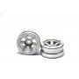 Beadlock Wheels PT- Wave Silver/Silver 1.9 (2 pcs)