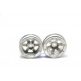 Beadlock Wheels PT- Wave Silver/Silver 1.9 (2 pcs)