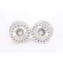Jantes de Beadlock PT-Power Silver/Silver 1.9 (2 pcs)