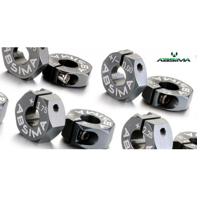 Alu 7075 T6 wheel hubs offset 0.00mm 1:10