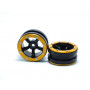 Beadlock Wheels PT-Safari Black/Gold 1.9