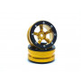 Beadlock Wheels PT-Safari Gold/Black 1.9