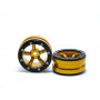 Beadlock Wheels PT-Safari Gold/Black 1.9