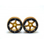 Beadlock Wheels PT-Safari Gold/Black 1.9