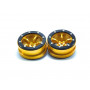 Beadlock Wheels PT-Safari Gold/Black 1.9