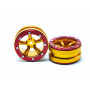 Beadlock Wheels PT-Safari Gold/Red 1.9