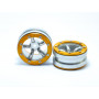 Beadlock Wheels PT-Safari Silver/Gold 1.9