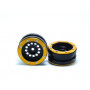 Beadlock Wheels PT-Bullet Black/Gold 1.9