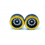 Beadlock Wheels PT-Bullet Black/Gold 1.9