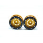 Beadlock Wheels PT-Bullet Gold/Black 1.9