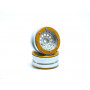 Beadlock Wheels PT-Bullet Silver/Gold 1.9