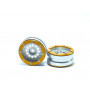 Beadlock Wheels PT-Bullet Silver/Gold 1.9