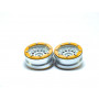 Beadlock Wheels PT-Bullet Silver/Gold 1.9