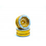 Beadlock Wheels PT-Bullet Gold/Silver 1.9