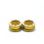 Beadlock Wheels PT-Bullet Gold/Silver 1.9