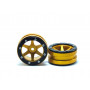 Beadlock Wheels PT- Slingshot Gold/Black 1.9