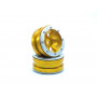 Beadlock Wheels PT- Slingshot Gold/Silver 1.9