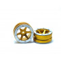 Beadlock Wheels PT- Slingshot Gold/Silver 1.9