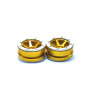 Beadlock Wheels PT- Slingshot Gold/Silver 1.9