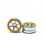Beadlock Wheels PT- Slingshot Silver/Gold 1.9