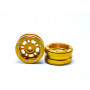 Beadlock Wheels PT- Distractor Gold/Gold 1.9