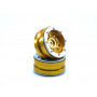 Beadlock Wheels PT- Distractor Gold/Silver 1.9