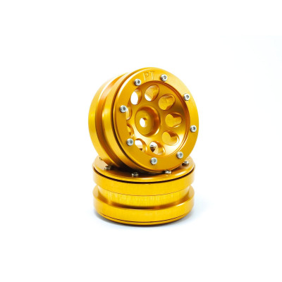 Beadlock Wheels PT- Ecohole Gold/Gold 1.9