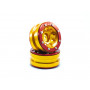 Beadlock Wheels PT- Ecohole Gold/Red 1.9