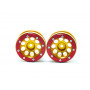 Beadlock Wheels PT- Ecohole Gold/Red 1.9