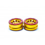 Beadlock Wheels PT- Ecohole Gold/Red 1.9
