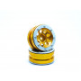 Beadlock Wheels PT- Ecohole Gold/Silver 1.9