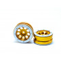 Beadlock Wheels PT- Ecohole Gold/Silver 1.9