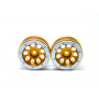 Beadlock Wheels PT- Ecohole Gold/Silver 1.9