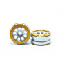 Beadlock Wheels PT- Ecohole Silver/Gold 1.9