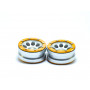 Beadlock Wheels PT- Ecohole Silver/Gold 1.9